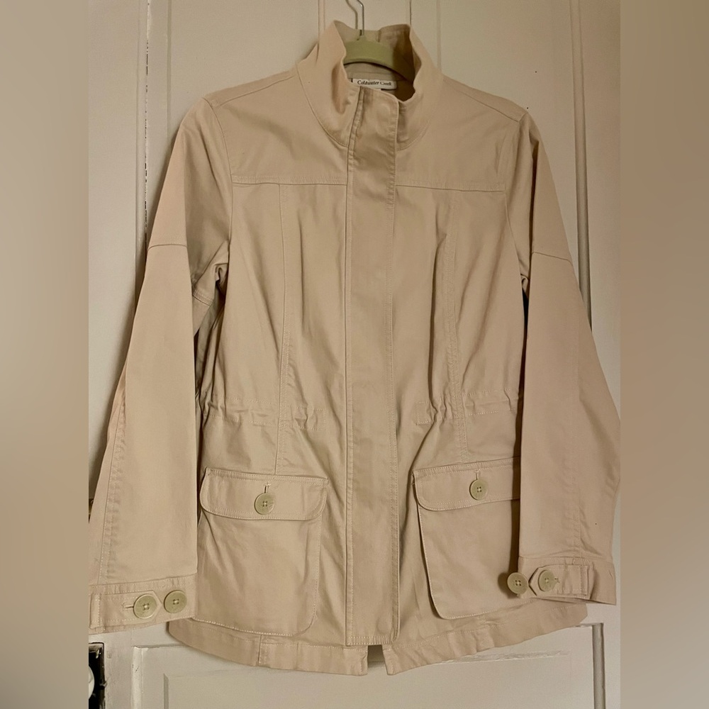Coldwater Creek Khaki Utility Jacket